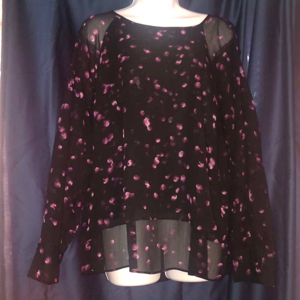 Apt. 9 sheer blouse